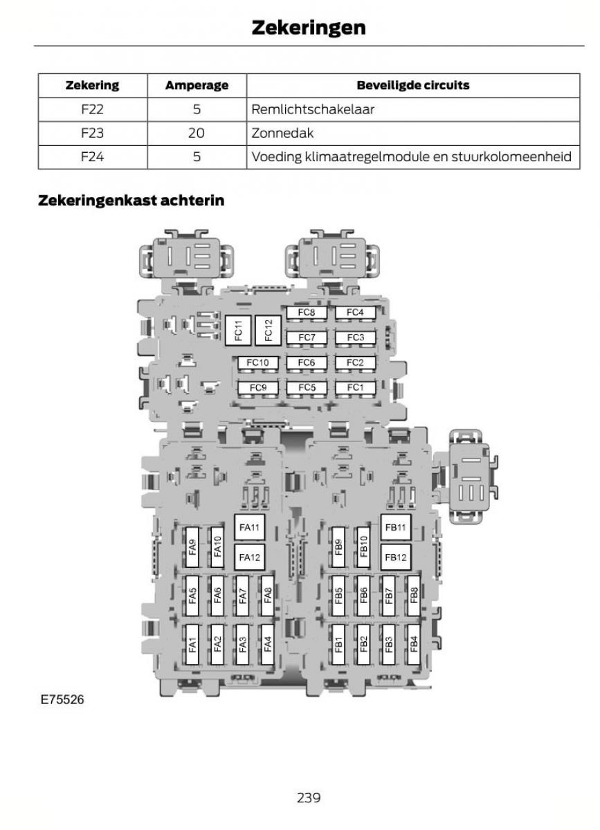 Ford S Max I 1 handleiding / page 242