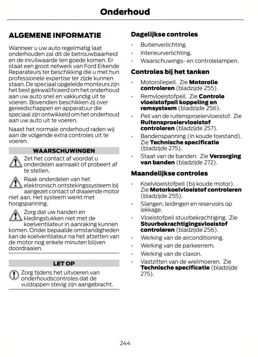 Ford S Max I 1 handleiding / page 247