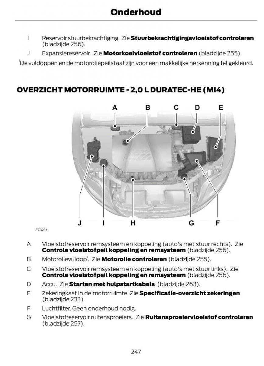 Ford S Max I 1 handleiding / page 250