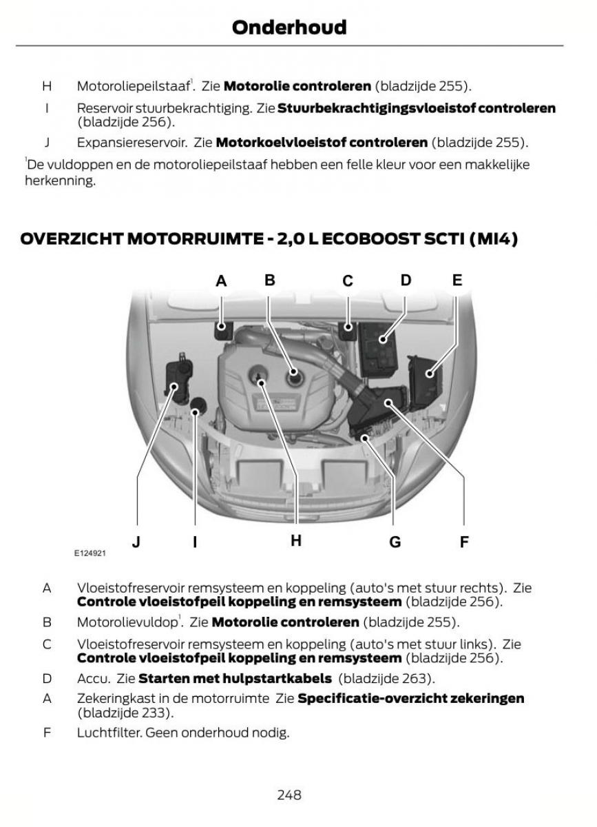 Ford S Max I 1 handleiding / page 251