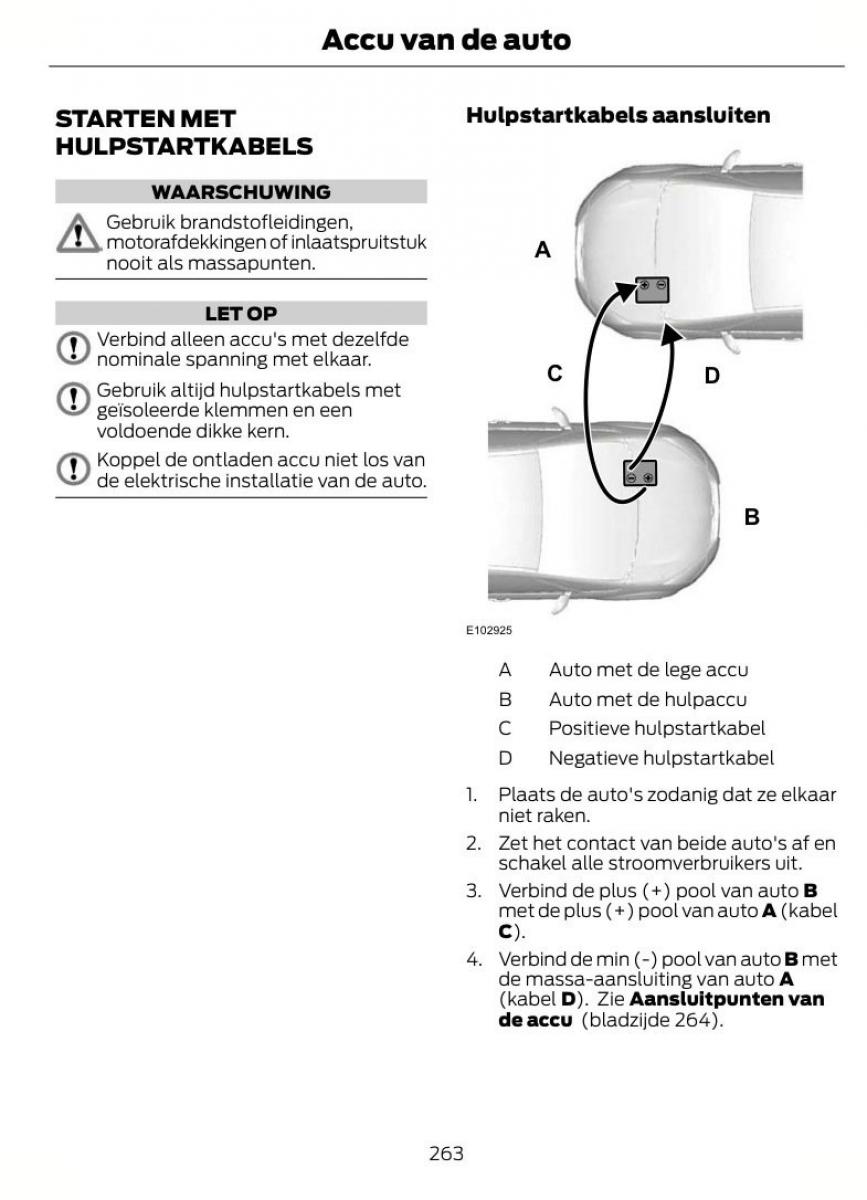 Ford S Max I 1 handleiding / page 266