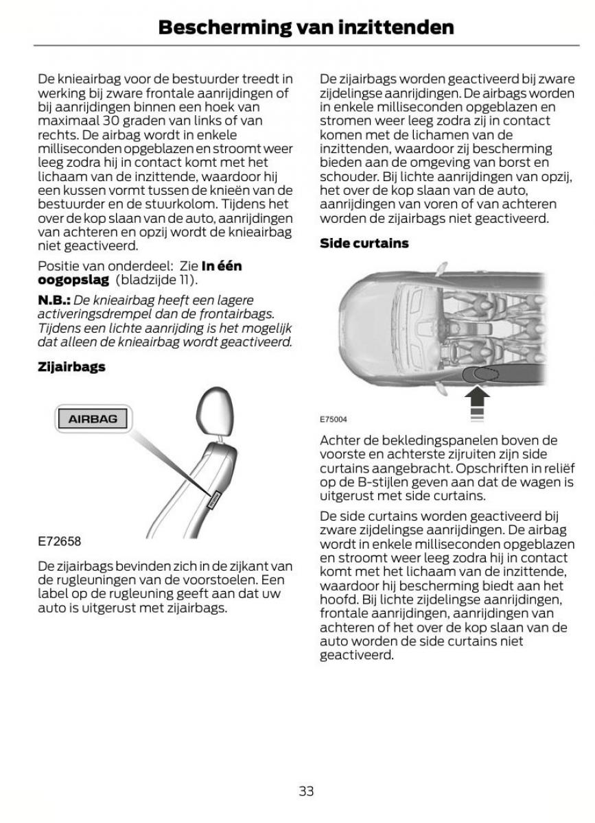 Ford S Max I 1 handleiding / page 36