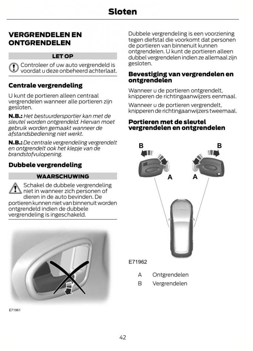 Ford S Max I 1 handleiding / page 45