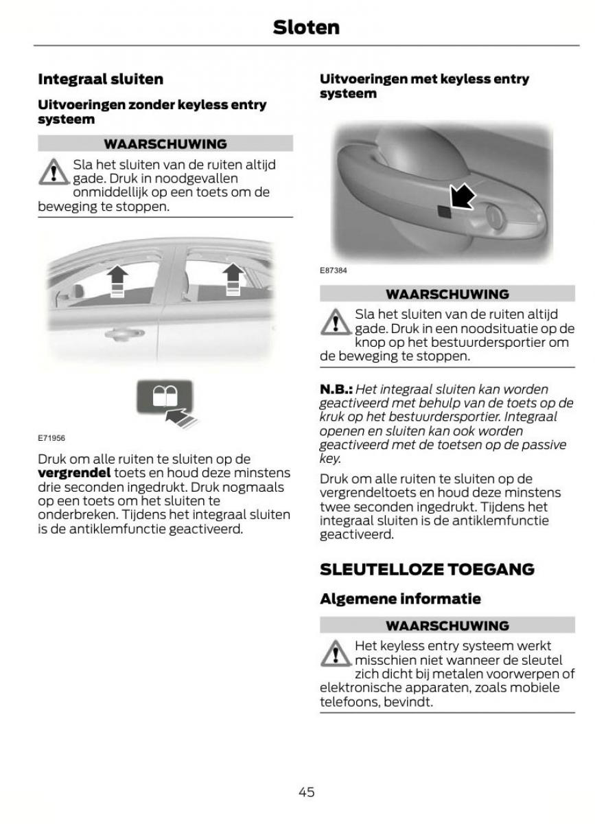 Ford S Max I 1 handleiding / page 48