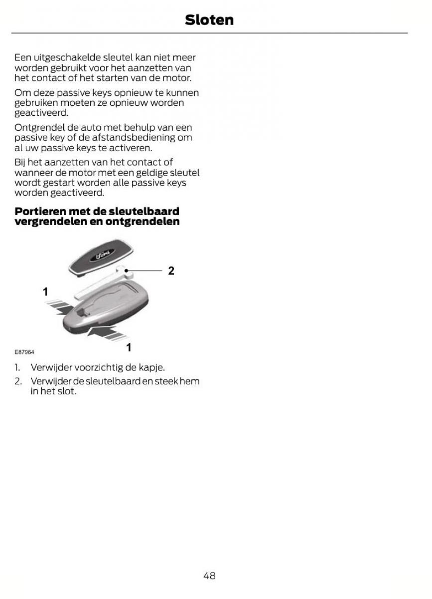 Ford S Max I 1 handleiding / page 51