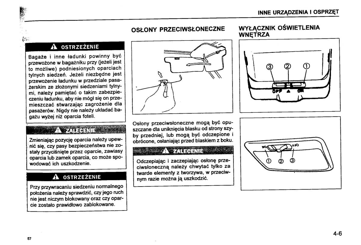 Suzuki Baleno I 1 instrukcja obslugi / page 59