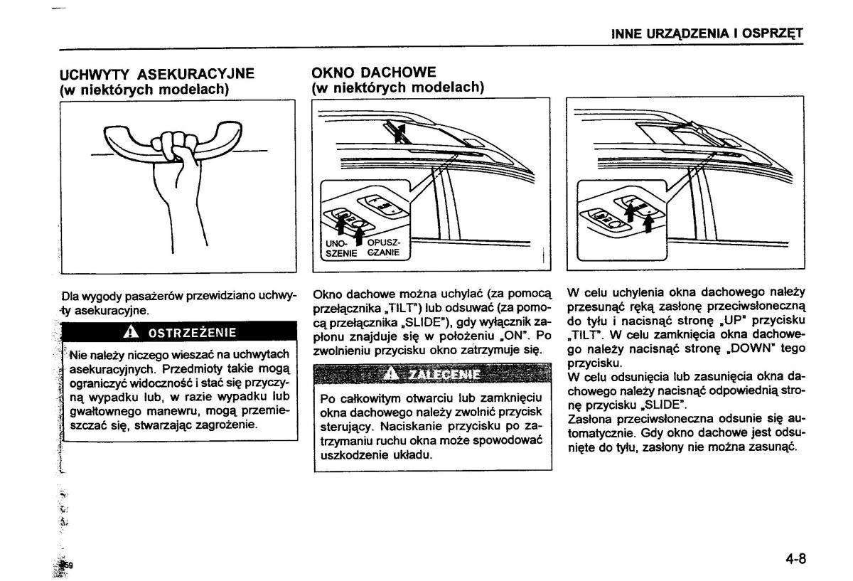 Suzuki Baleno I 1 instrukcja obslugi / page 61