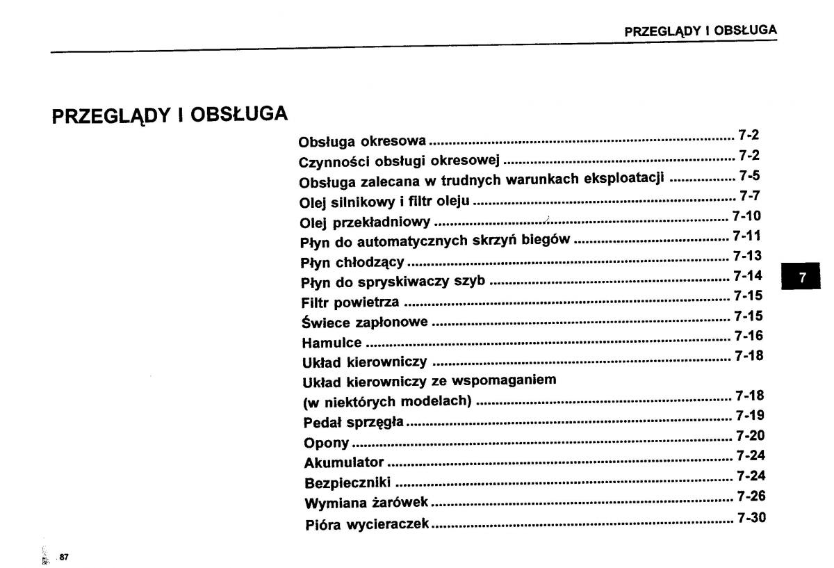 Suzuki Baleno I 1 instrukcja obslugi / page 89