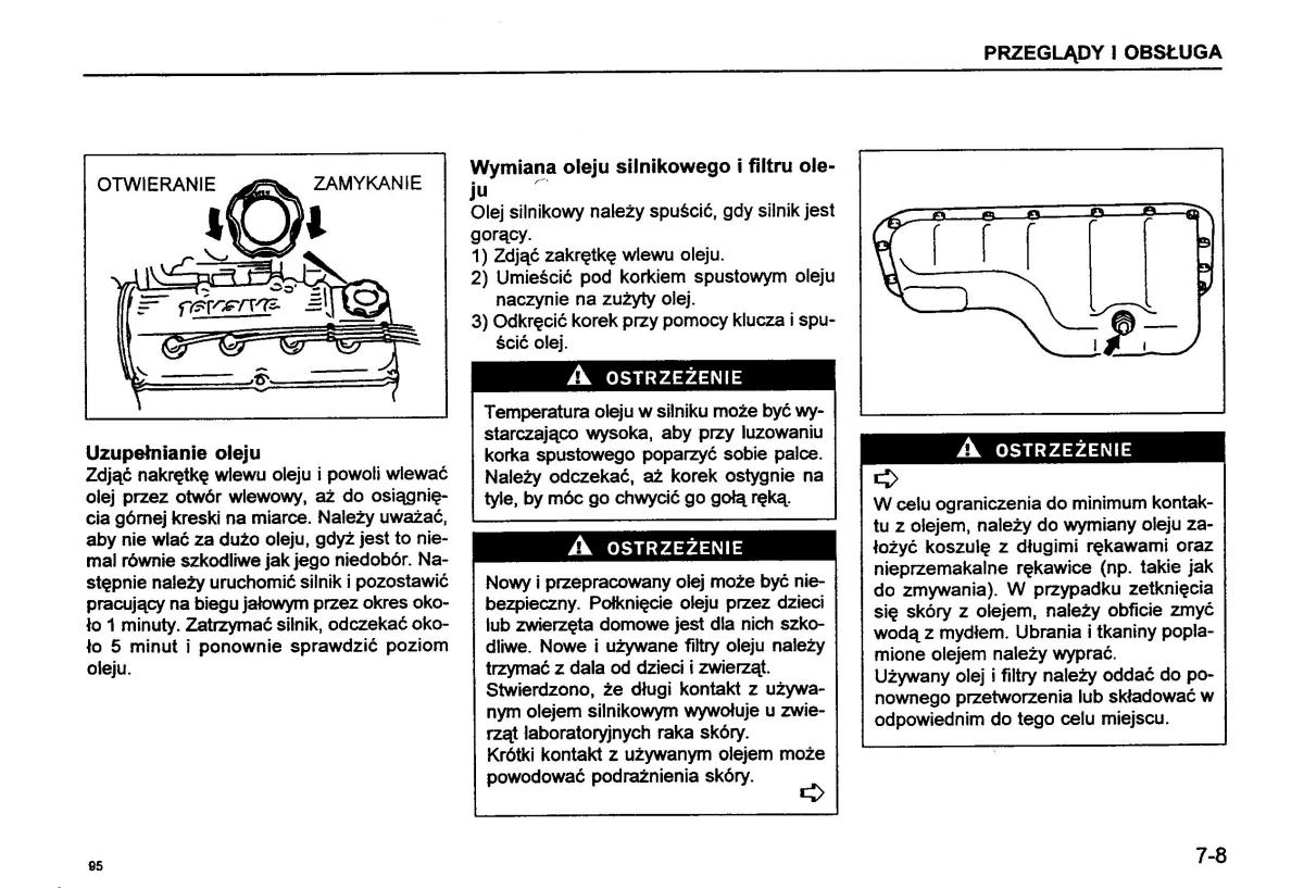 Suzuki Baleno I 1 instrukcja obslugi / page 97