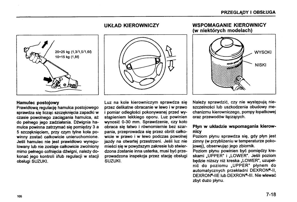 Suzuki Baleno I 1 instrukcja obslugi / page 107