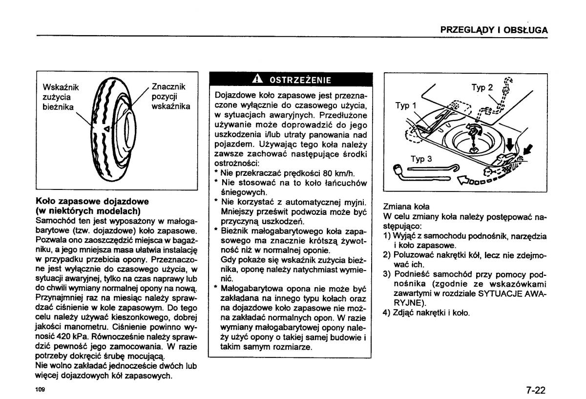 Suzuki Baleno I 1 instrukcja obslugi / page 111