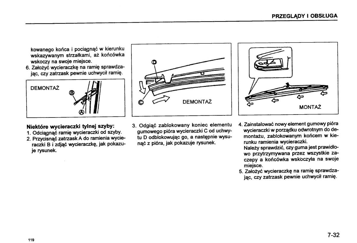 Suzuki Baleno I 1 instrukcja obslugi / page 121