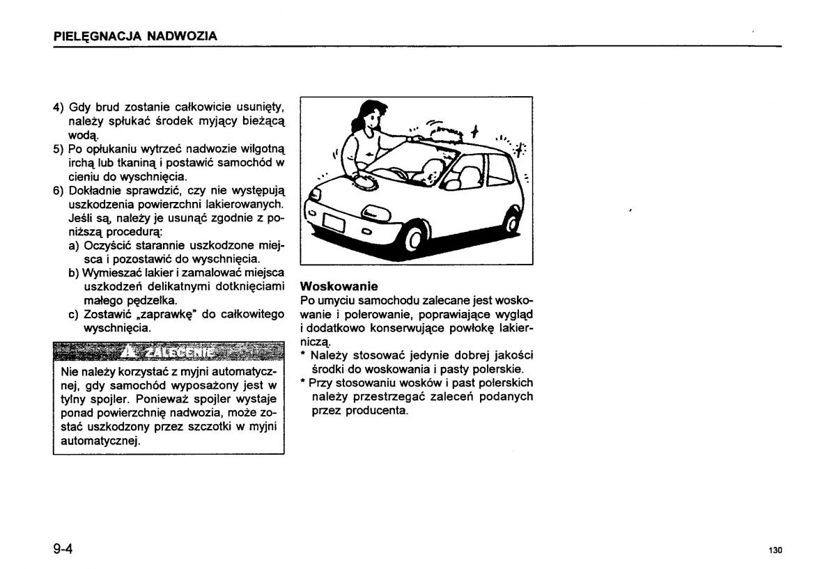 Suzuki Baleno I 1 instrukcja obslugi / page 132