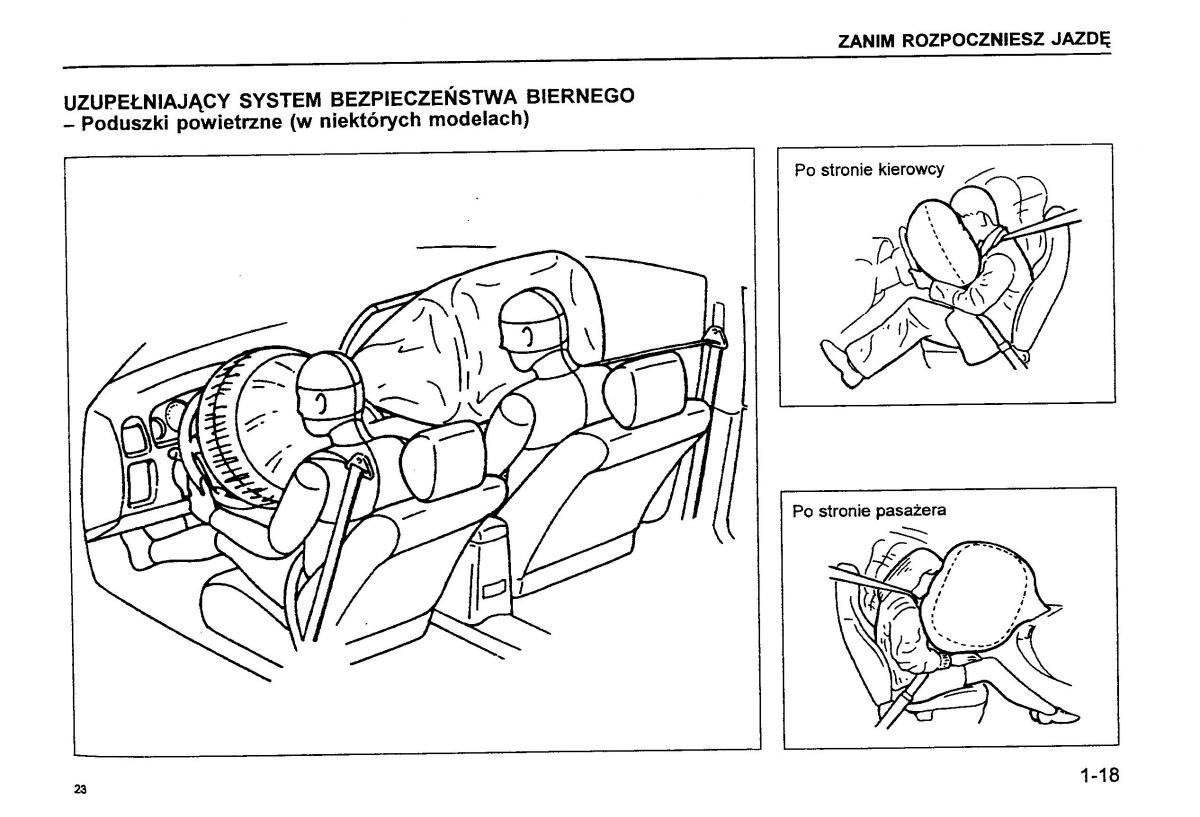 Suzuki Baleno I 1 instrukcja obslugi / page 25