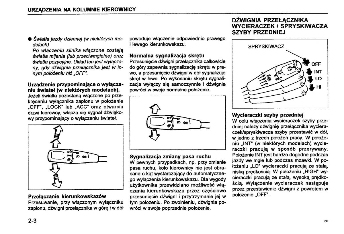 Suzuki Baleno I 1 instrukcja obslugi / page 32