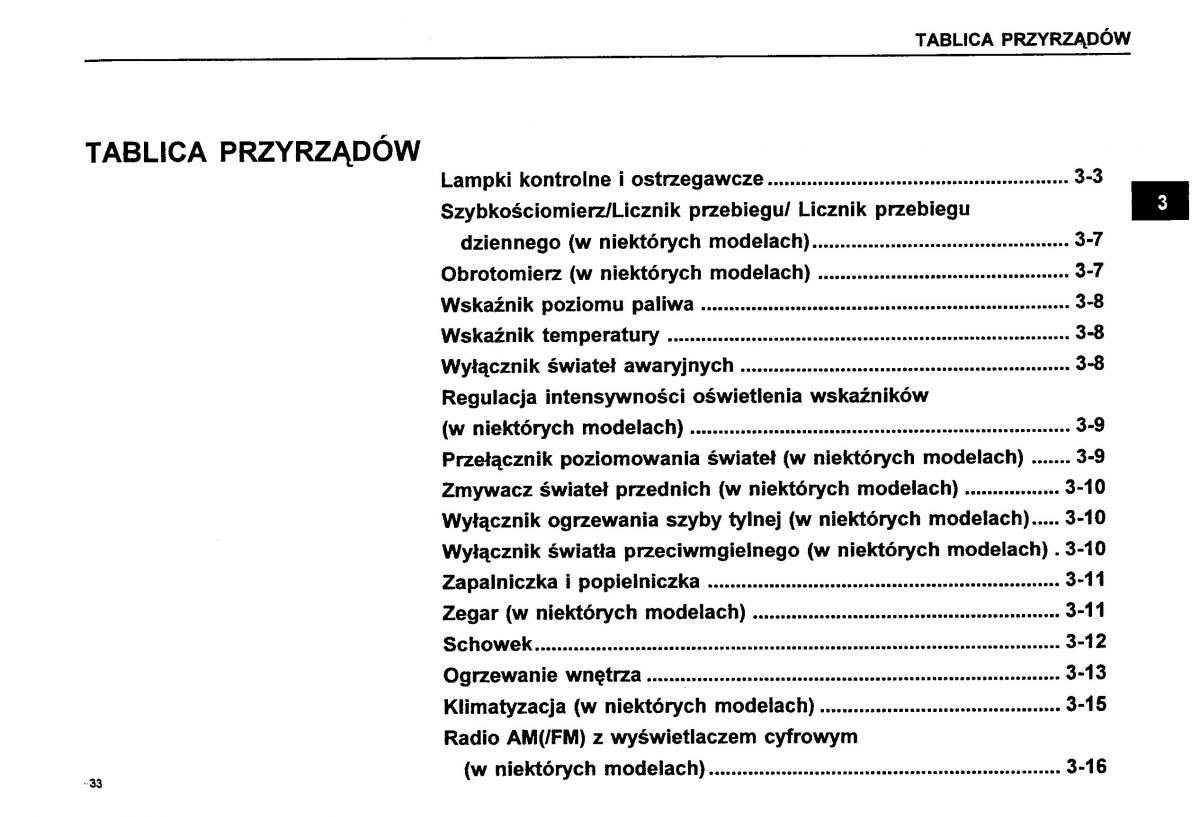 Suzuki Baleno I 1 instrukcja obslugi / page 35