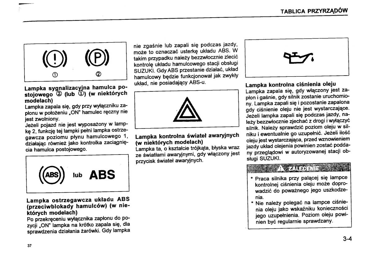 Suzuki Baleno I 1 instrukcja obslugi / page 39