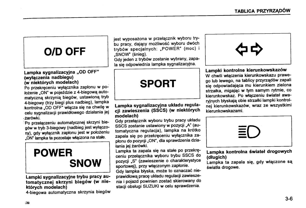 Suzuki Baleno I 1 instrukcja obslugi / page 41