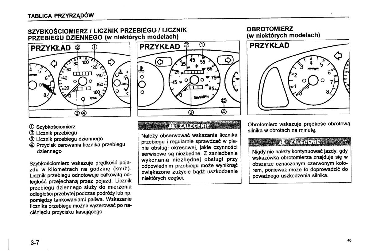 Suzuki Baleno I 1 instrukcja obslugi / page 42