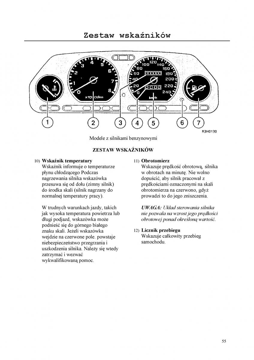 manual  Rover 200 III 3 instrukcja / page 55