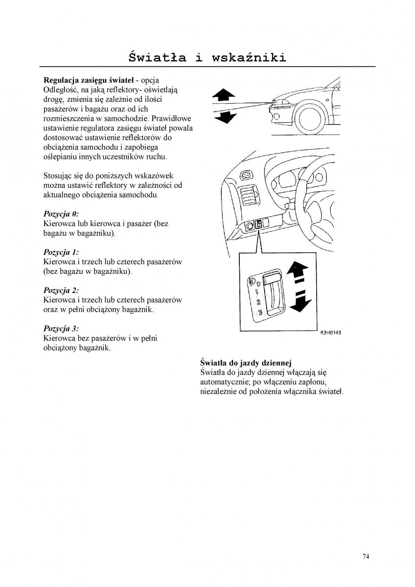 Rover 200 III 3 instrukcja obslugi / page 74