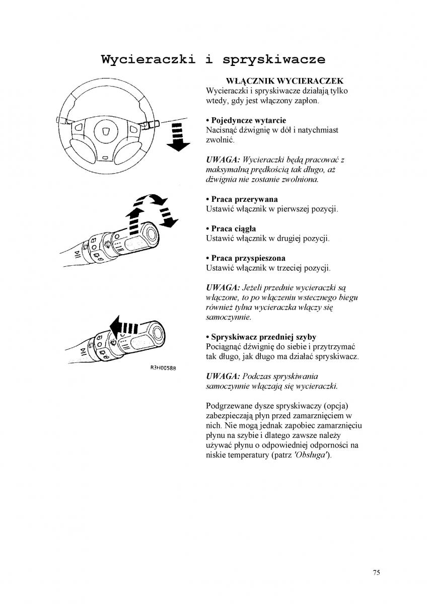 Rover 200 III 3 instrukcja obslugi / page 75