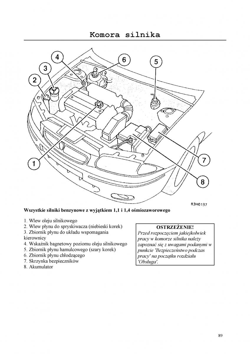 Rover 200 III 3 instrukcja obslugi / page 89