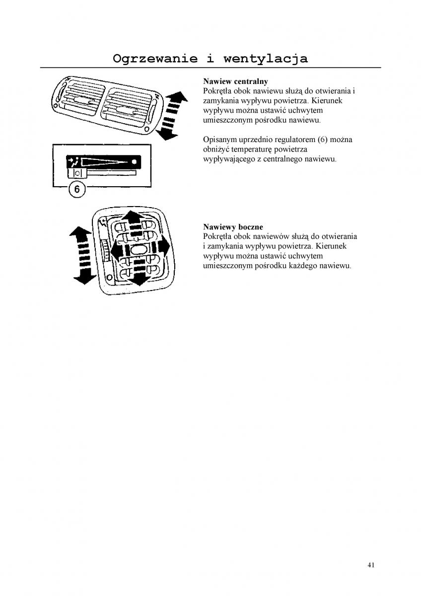 manual  Rover 200 III 3 instrukcja / page 41