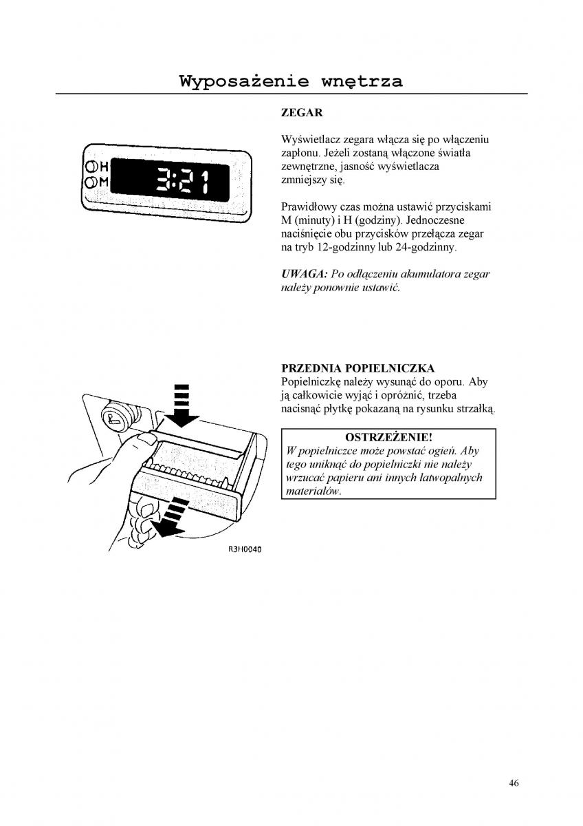 manual  Rover 200 III 3 instrukcja / page 46