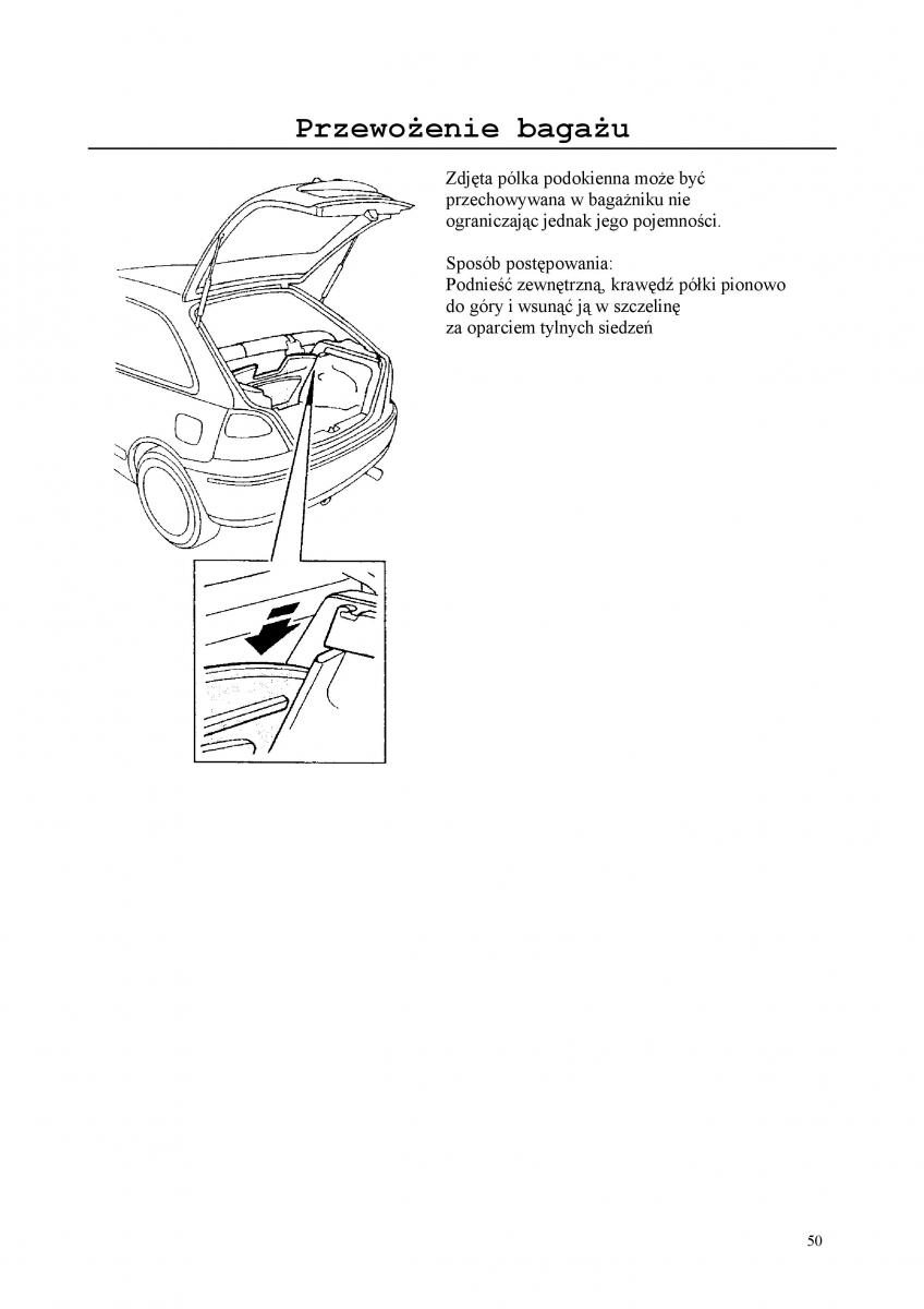 manual  Rover 200 III 3 instrukcja / page 50