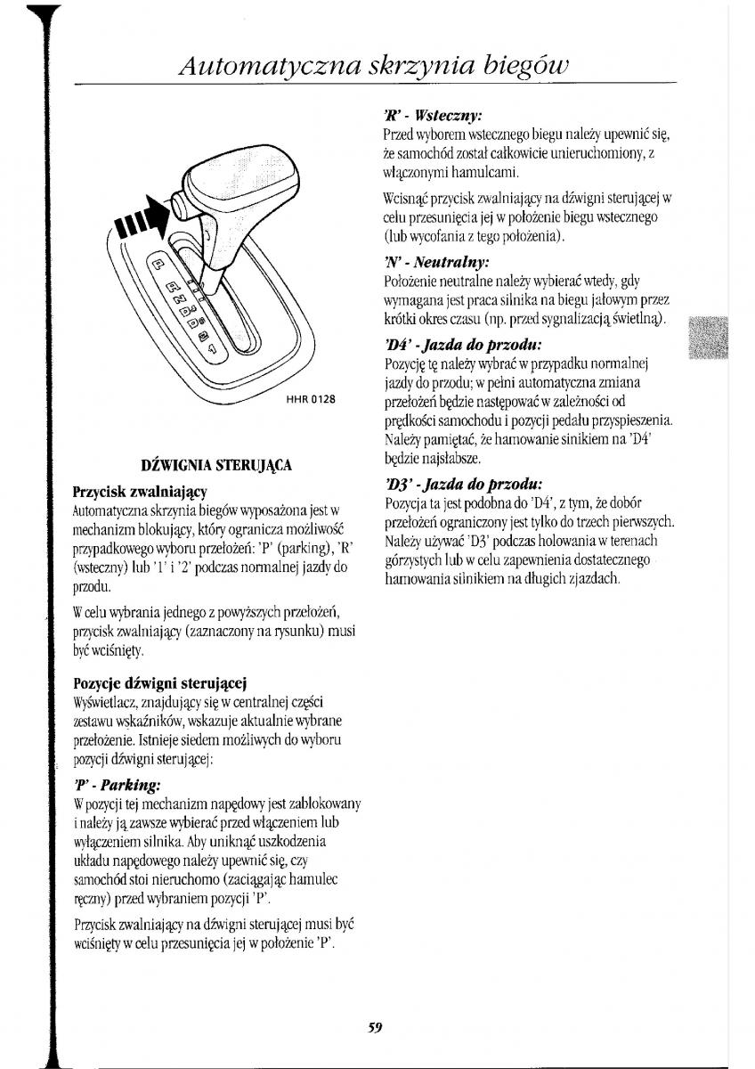 Rover 400 II 2 instrukcja obslugi / page 65