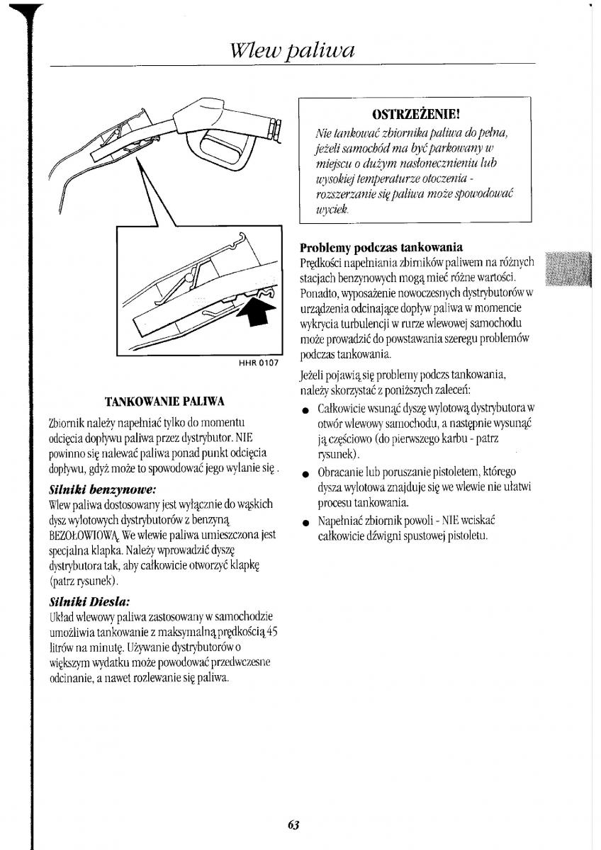 Rover 400 II 2 instrukcja obslugi / page 70