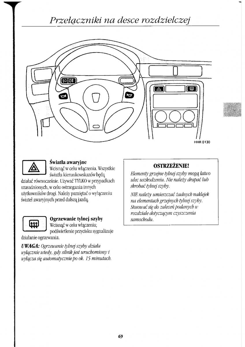 Rover 400 II 2 instrukcja obslugi / page 76