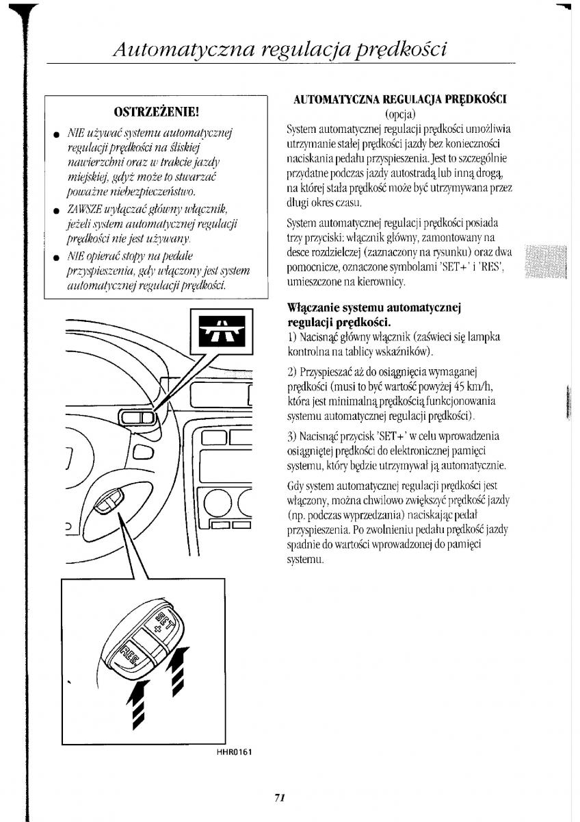 Rover 400 II 2 instrukcja obslugi / page 78