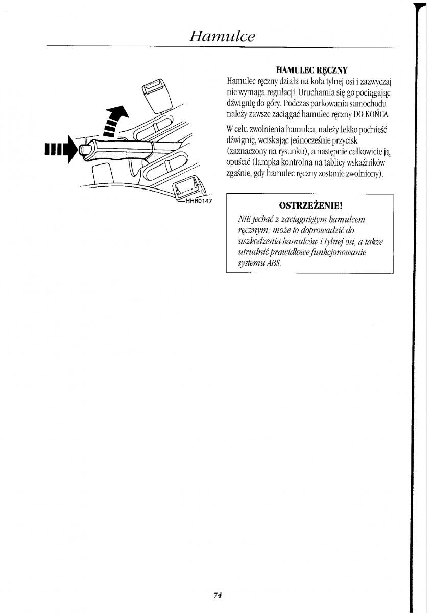 Rover 400 II 2 instrukcja obslugi / page 81