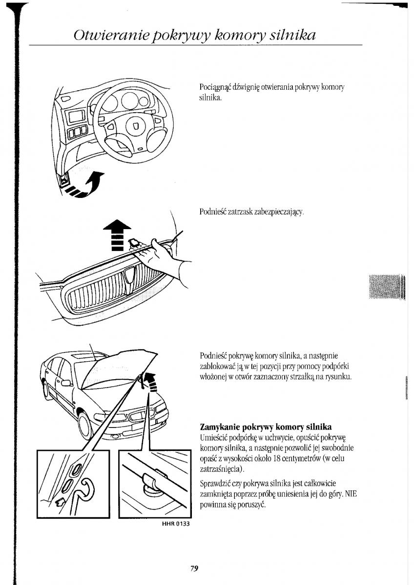 Rover 400 II 2 instrukcja obslugi / page 87