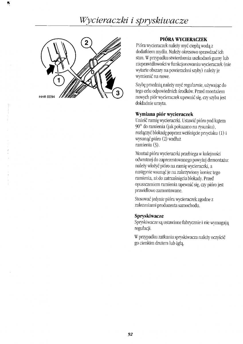 Rover 400 II 2 instrukcja obslugi / page 101