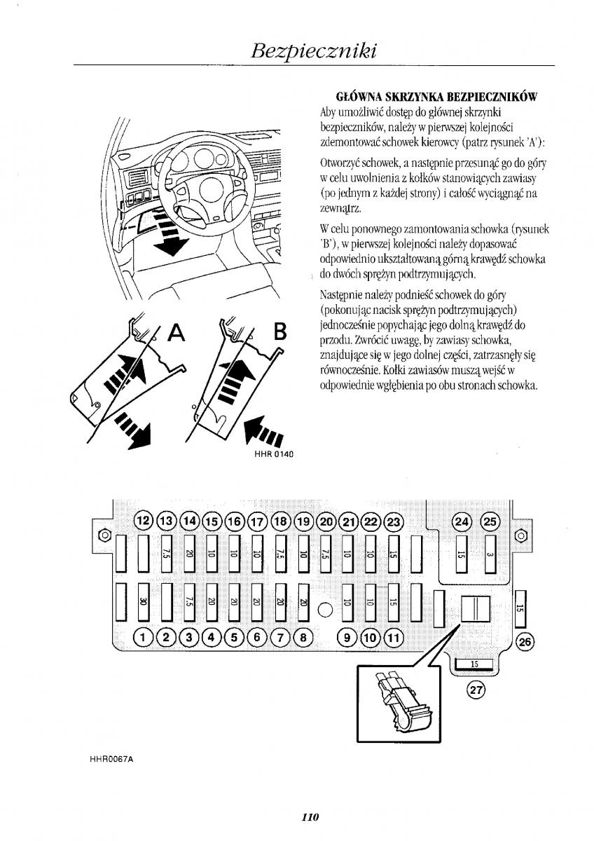 Rover 400 II 2 instrukcja obslugi / page 121