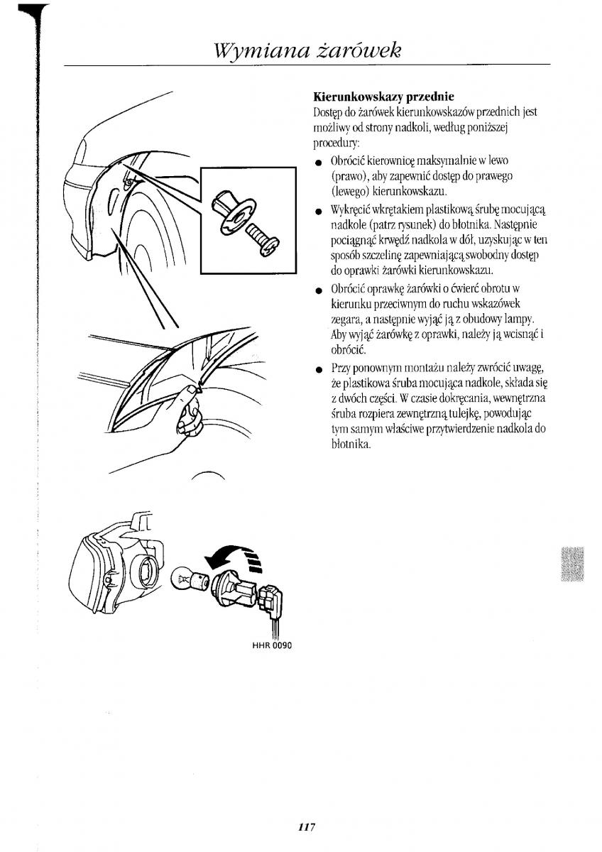 Rover 400 II 2 instrukcja obslugi / page 128