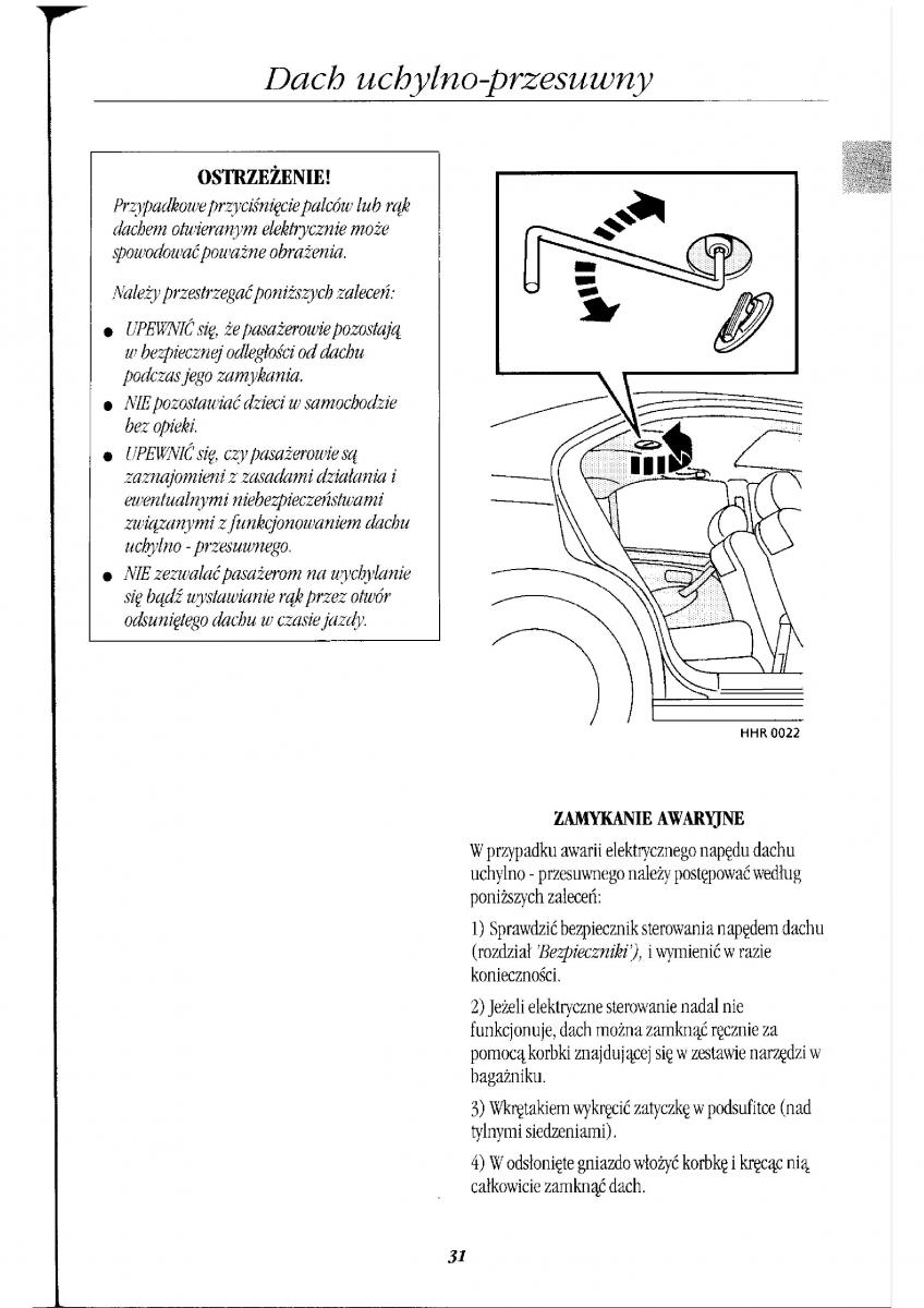 Rover 400 II 2 instrukcja obslugi / page 36