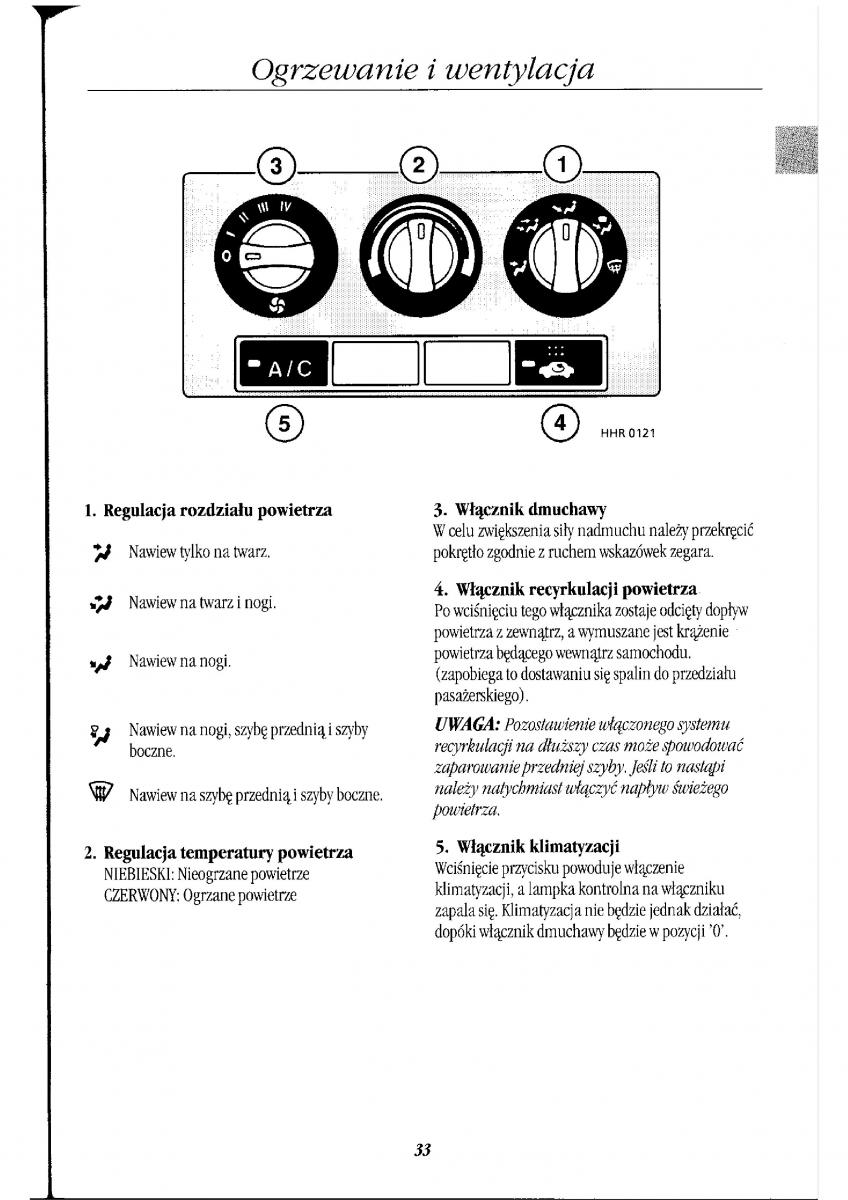 Rover 400 II 2 instrukcja obslugi / page 38