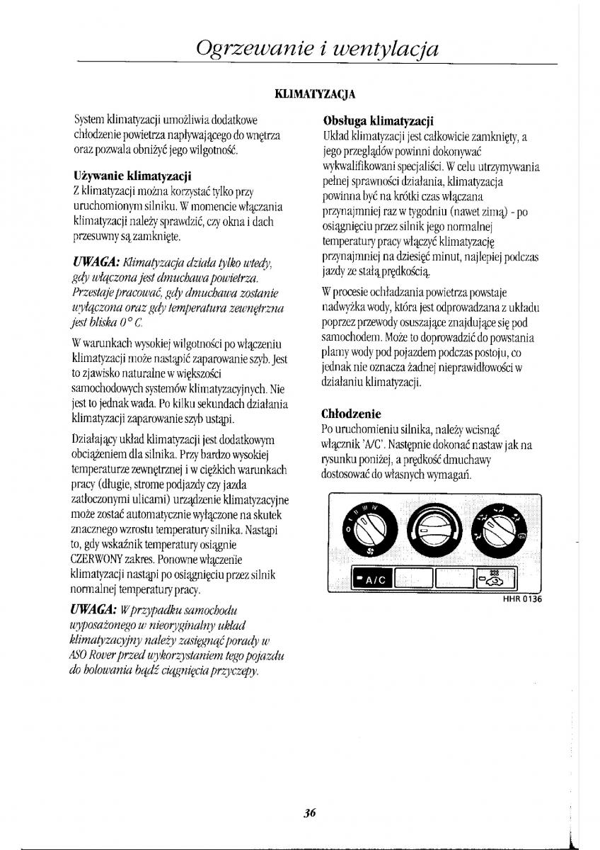 Rover 400 II 2 instrukcja obslugi / page 41