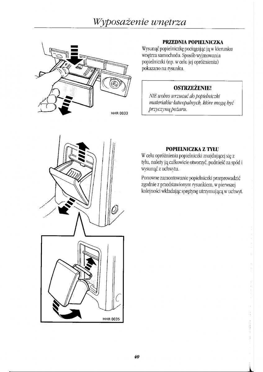 Rover 400 II 2 instrukcja obslugi / page 46