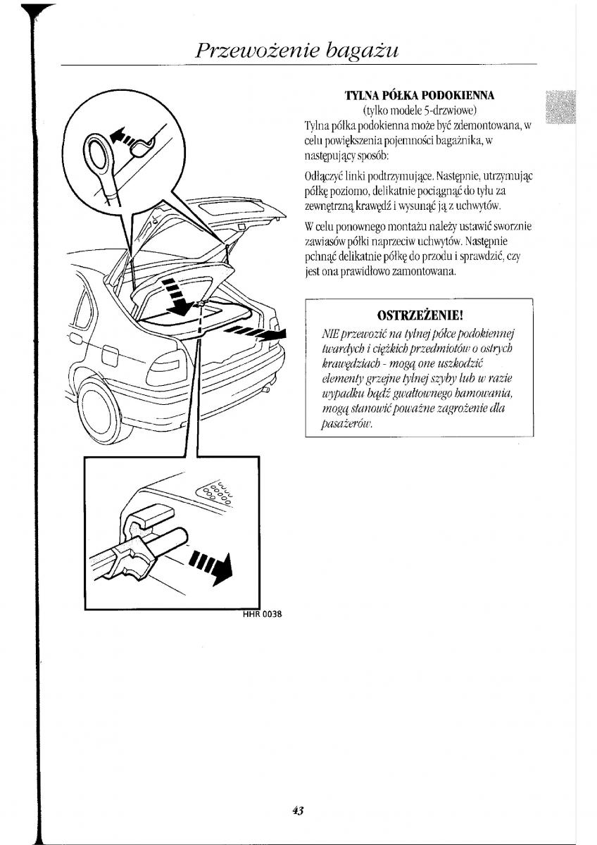 Rover 400 II 2 instrukcja obslugi / page 49