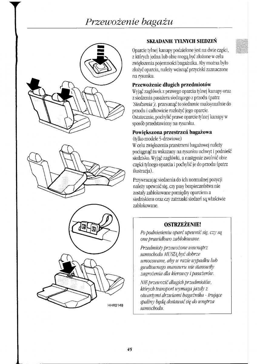 Rover 400 II 2 instrukcja obslugi / page 51