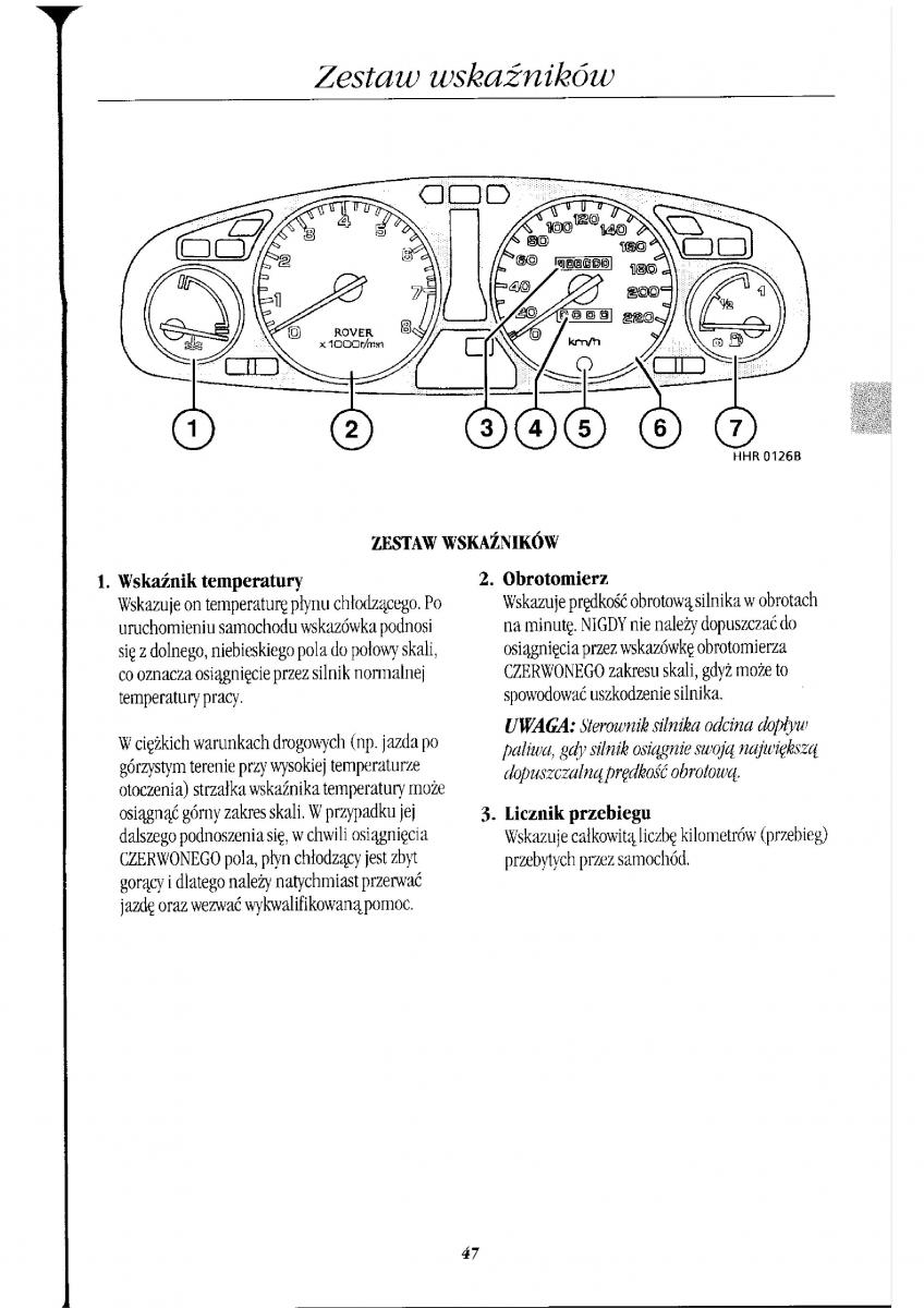 Rover 400 II 2 instrukcja obslugi / page 52