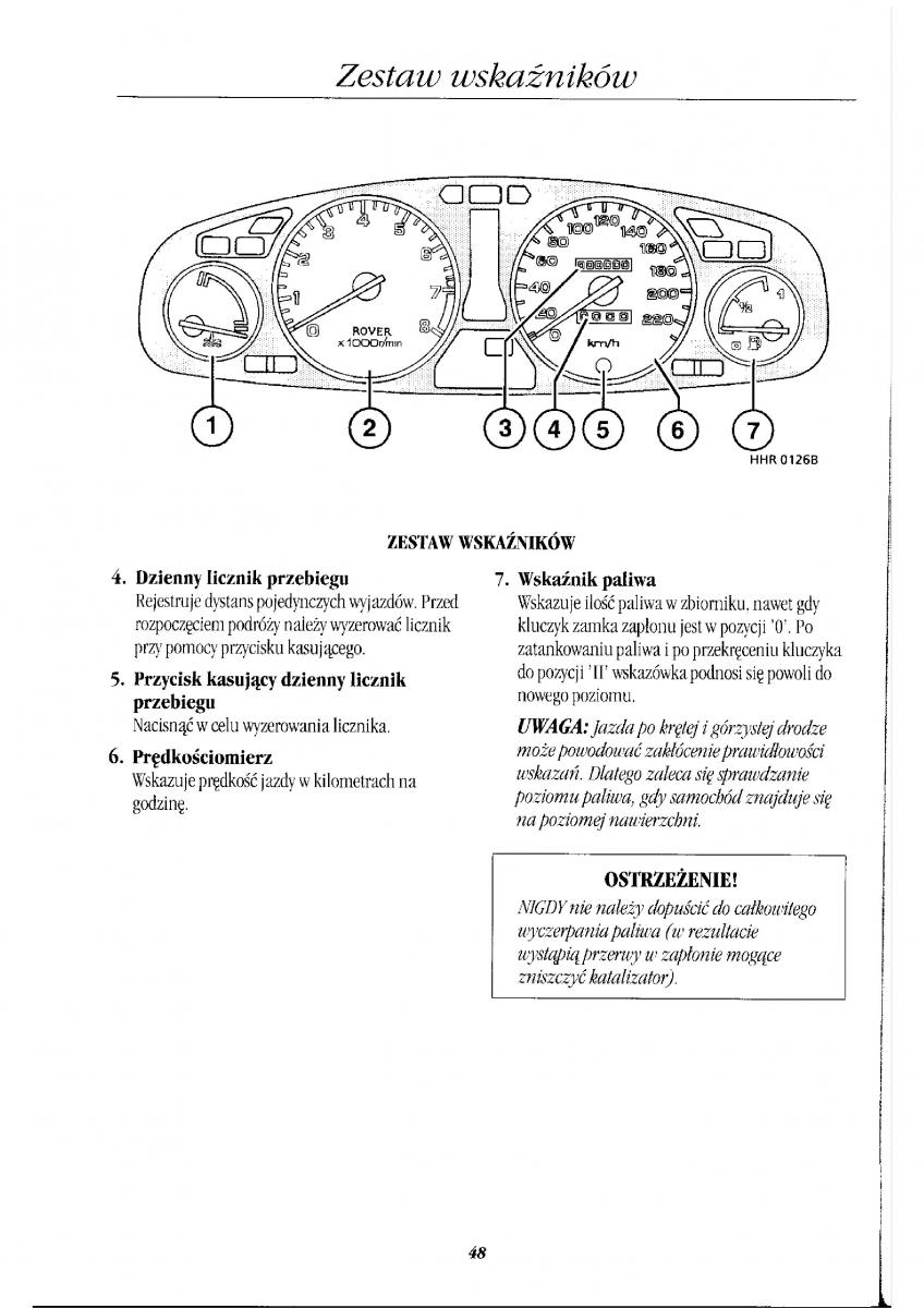 Rover 400 II 2 instrukcja obslugi / page 53