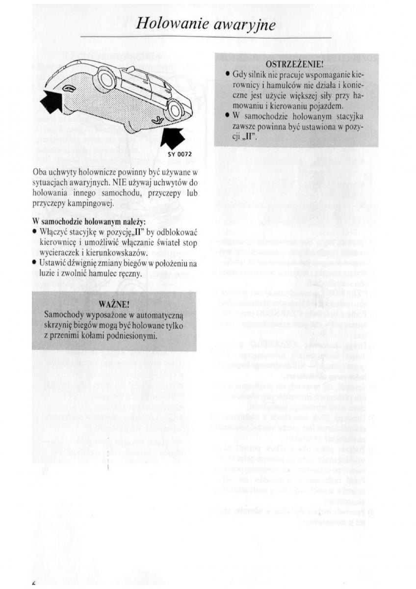 Rover 600 instrukcja obslugi / page 67