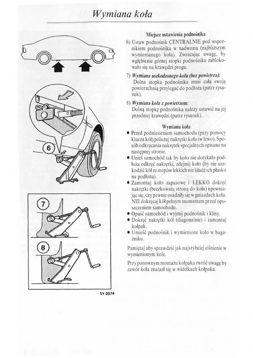 Rover 600 instrukcja obslugi / page 69