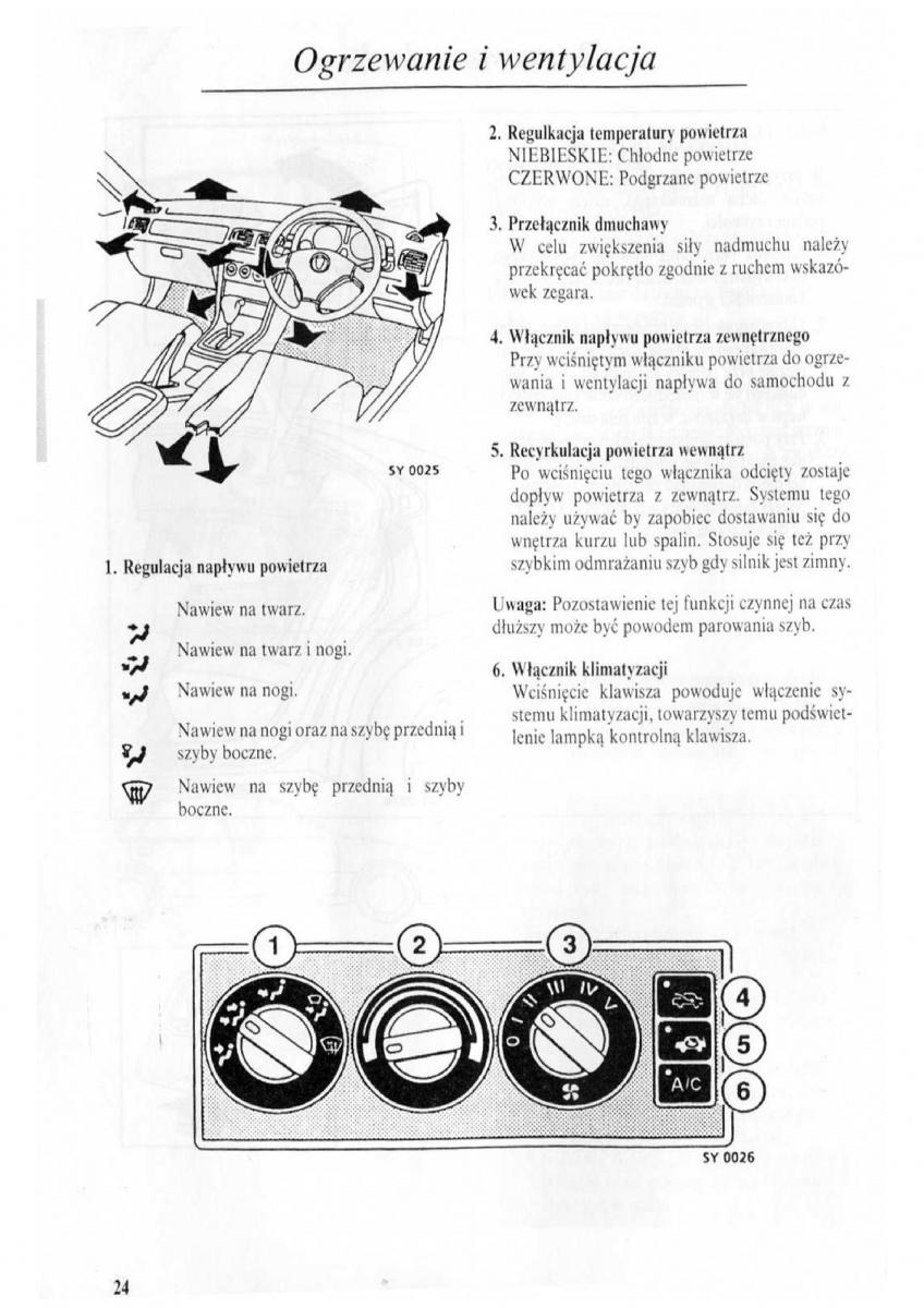 Rover 600 instrukcja obslugi / page 25